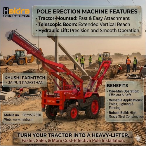 Pole Erection Machine 7 Jacks